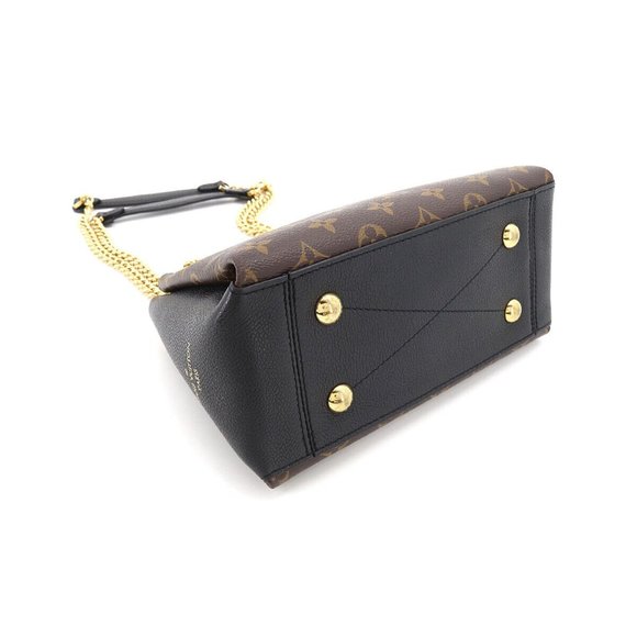 Surene BB Monogram Canvas Black Chain Shoulder Bag - Picture 4 of 9